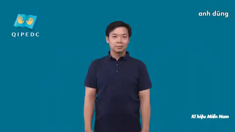 anh dũng - Ngôn Ngữ ký Hiệu - Vùng miền Thành Phố Hồ Chí Minh - Phân loại Tính Từ