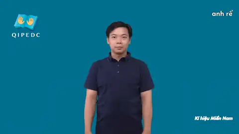 anh rể - Ngôn Ngữ ký Hiệu - Vùng miền Thành Phố Hồ Chí Minh - Phân loại Gia đình - Quan hệ gia đình