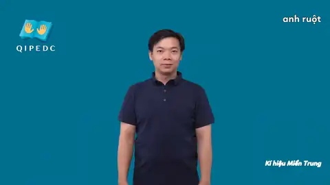 anh ruột - Ngôn Ngữ ký Hiệu - Vùng miền Miền Trung - Phân loại Gia đình - Quan hệ gia đình