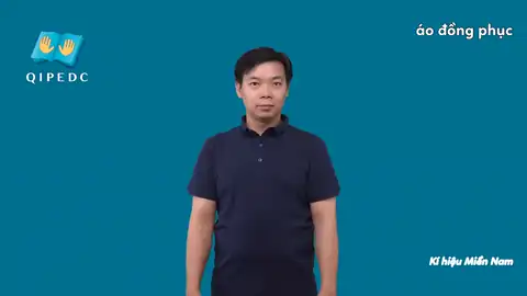 áo đồng phục - Ngôn Ngữ ký Hiệu - Vùng miền Thành Phố Hồ Chí Minh - Phân loại Trang phục, Danh Từ