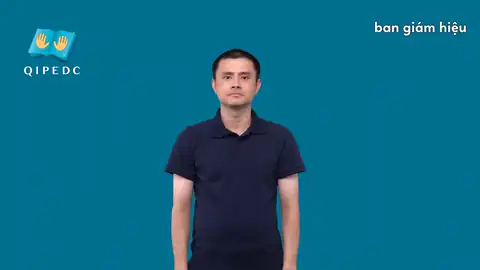 ban giám hiệu - Ngôn Ngữ ký Hiệu - Vùng miền Toàn Quốc - Phân loại Giáo Dục, Danh Từ
