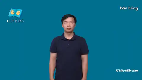 bán hàng - Ngôn Ngữ ký Hiệu - Vùng miền Thành Phố Hồ Chí Minh - Phân loại Hành động