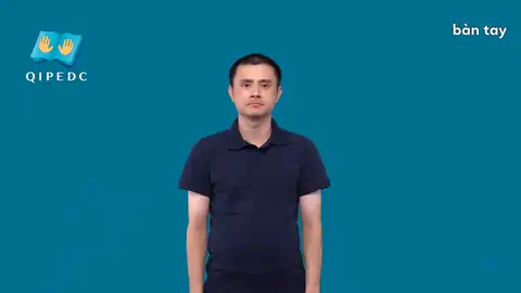 bàn tay - Ngôn Ngữ ký Hiệu - Vùng miền Toàn Quốc - Phân loại Bộ Phận Cơ Thể, Danh Từ