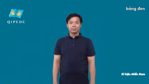bảng đen - Ngôn Ngữ ký Hiệu - Vùng miền Thành Phố Hồ Chí Minh - Phân loại Giáo Dục