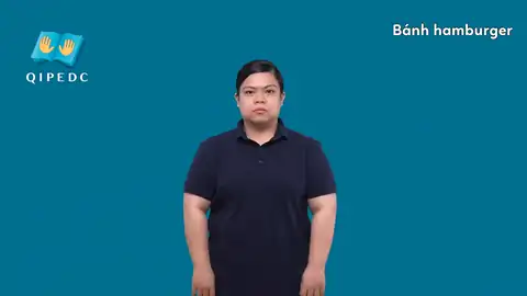 bánh hamburger - Ngôn Ngữ ký Hiệu - Vùng miền Toàn Quốc - Phân loại Ẩm thực - Món ăn