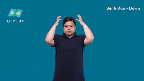 bệnh Đao - Down - Ngôn Ngữ ký Hiệu - Vùng miền Toàn Quốc - Phân loại Sức khỏe - Bộ phận cơ thể
