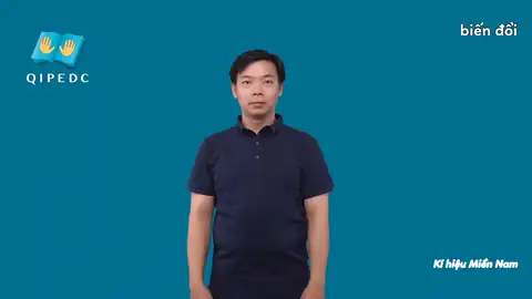 biến đổi - Ngôn Ngữ ký Hiệu - Vùng miền Thành Phố Hồ Chí Minh - Phân loại Động Từ