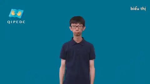 biểu thị - Ngôn Ngữ ký Hiệu - Vùng miền Toàn Quốc - Phân loại Khác
