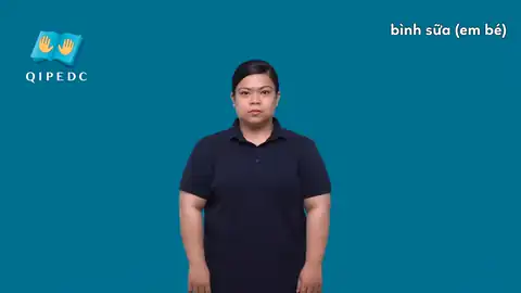 bình sữa (em bé) - Ngôn Ngữ ký Hiệu - Vùng miền Toàn Quốc - Phân loại Đồ vật
