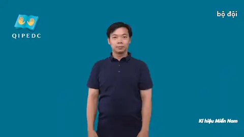 bộ đội - Ngôn Ngữ ký Hiệu - Vùng miền Thành Phố Hồ Chí Minh - Phân loại Quân sự