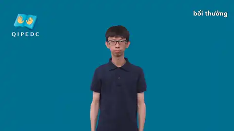bồi thường - Ngôn Ngữ ký Hiệu - Vùng miền Toàn Quốc - Phân loại Hành động