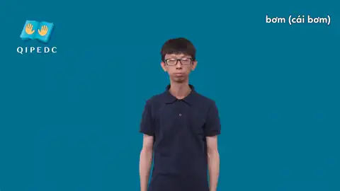 bơm (cái bơm) - Ngôn Ngữ ký Hiệu - Vùng miền Toàn Quốc - Phân loại Đồ vật