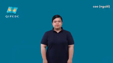 cao (người) - Ngôn Ngữ ký Hiệu - Vùng miền Toàn Quốc - Phân loại Tính Từ
