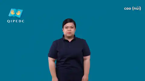 cao nguyên - Ngôn Ngữ ký Hiệu - Vùng miền Toàn Quốc - Phân loại Vị trí - Nơi chốn, Thiên nhiên