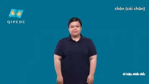chăn (cái chăn) - Ngôn Ngữ ký Hiệu - Vùng miền Hà Nội - Phân loại Đồ vật