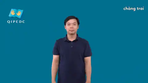 chàng trai - Ngôn Ngữ ký Hiệu - Vùng miền Toàn Quốc - Phân loại Giới tính