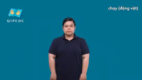 chạy (động vật) - Ngôn Ngữ ký Hiệu - Vùng miền Toàn Quốc - Phân loại Hành động, Động Từ