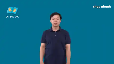 chạy nhanh - Ngôn Ngữ ký Hiệu - Vùng miền Toàn Quốc - Phân loại Động Từ