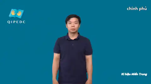chính phủ - Ngôn Ngữ ký Hiệu - Vùng miền Miền Trung - Phân loại Xã hội