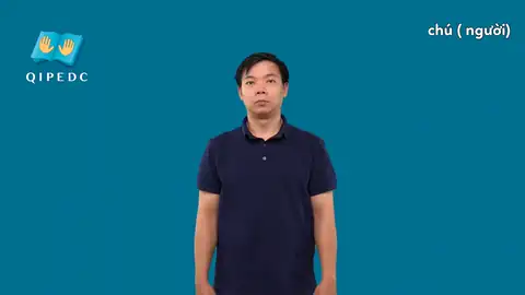 chú ( người) - Ngôn Ngữ ký Hiệu - Vùng miền Toàn Quốc - Phân loại Gia đình - Quan hệ gia đình