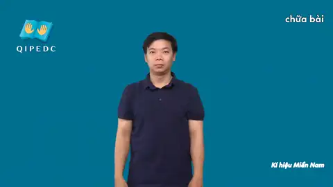 chữa bài - Ngôn Ngữ ký Hiệu - Vùng miền Thành Phố Hồ Chí Minh - Phân loại Hành động