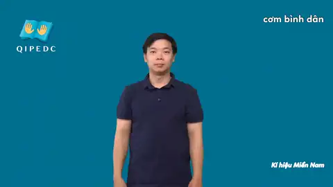 cơm bình dân - Ngôn Ngữ ký Hiệu - Vùng miền Thành Phố Hồ Chí Minh - Phân loại Ẩm thực - Món ăn
