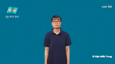 con bê - Ngôn Ngữ ký Hiệu - Vùng miền Miền Trung - Phân loại Con vật
