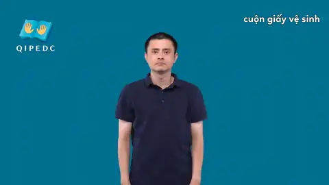 cuộn giấy vệ sinh - Ngôn Ngữ ký Hiệu - Vùng miền Toàn Quốc - Phân loại Đồ vật