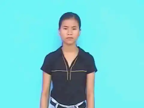dạ dày - Ngôn Ngữ ký Hiệu - Vùng miền Cần Thơ - Phân loại Sức khỏe - Bộ phận cơ thể