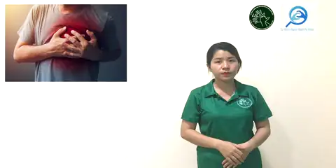 đau như bị đè nén (ngực) - Ngôn Ngữ ký Hiệu - Vùng miền Thành Phố Hồ Chí Minh - Phân loại Sức khỏe - Bộ phận cơ thể, Tính Từ, Dự Án 250 Ký Hiệu Y Khoa
