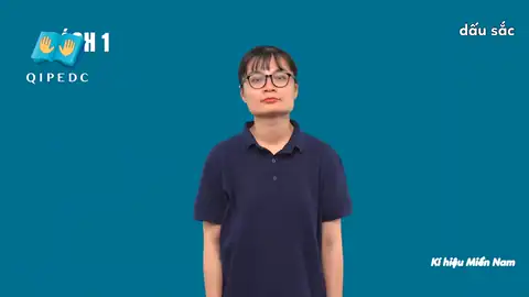 dấu sắc - Ngôn Ngữ ký Hiệu - Vùng miền Thành Phố Hồ Chí Minh - Phân loại Chữ cái