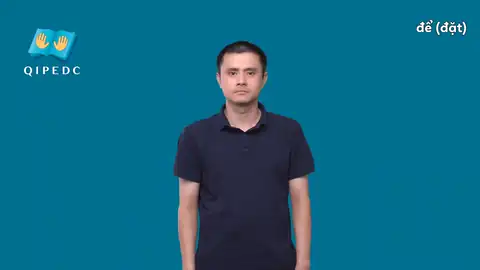 để (đặt) - Ngôn Ngữ ký Hiệu - Vùng miền Toàn Quốc - Phân loại Hành động