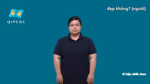đẹp không? (người) - Ngôn Ngữ ký Hiệu - Vùng miền Thành Phố Hồ Chí Minh - Phân loại Câu hỏi