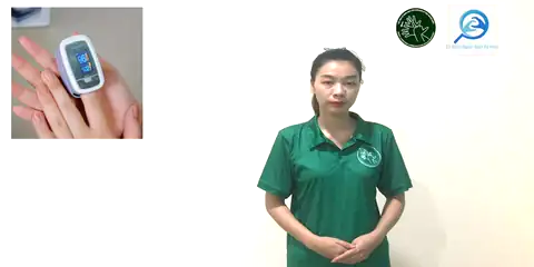 đo nhịp tim (1) - Ngôn Ngữ ký Hiệu - Vùng miền Thành Phố Hồ Chí Minh - Phân loại Sức khỏe - Bộ phận cơ thể, Động Từ, Dự Án 250 Ký Hiệu Y Khoa