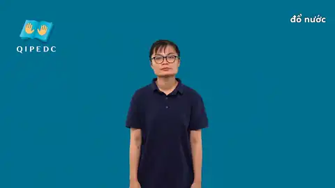 đổ nước - Ngôn Ngữ ký Hiệu - Vùng miền - Phân loại