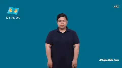 dỗi - Ngôn Ngữ ký Hiệu - Vùng miền Thành Phố Hồ Chí Minh - Phân loại Hành động