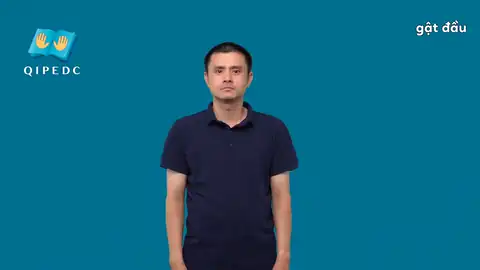 gật đầu - Ngôn Ngữ ký Hiệu - Vùng miền Toàn Quốc - Phân loại Khác