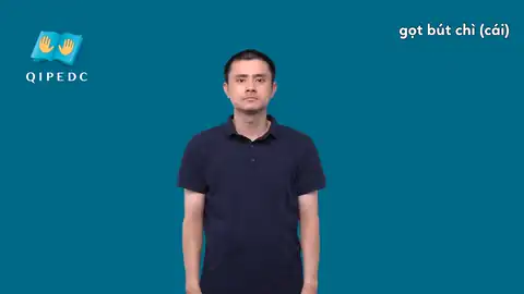 gọt bút chì (cái) - Ngôn Ngữ ký Hiệu - Vùng miền Toàn Quốc - Phân loại Động Từ