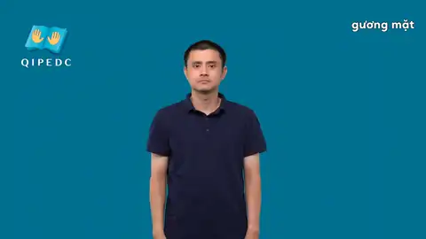 gương mặt - Ngôn Ngữ ký Hiệu - Vùng miền Toàn Quốc - Phân loại Bộ Phận Cơ Thể