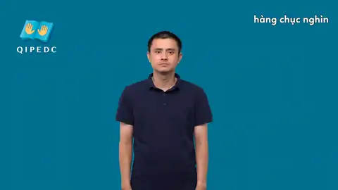 hàng chục nghìn - Ngôn Ngữ ký Hiệu - Vùng miền Toàn Quốc - Phân loại Số đếm