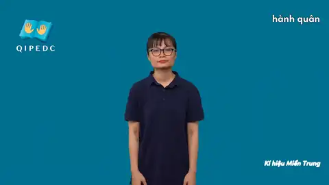hành quân - Ngôn Ngữ ký Hiệu - Vùng miền Miền Trung - Phân loại Quân sự