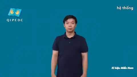 hệ thống - Ngôn Ngữ ký Hiệu - Vùng miền Thành Phố Hồ Chí Minh - Phân loại Tin học