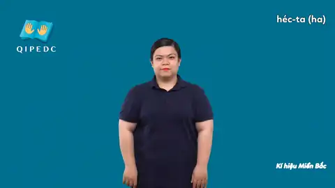 héc-ta (ha) - Ngôn Ngữ ký Hiệu - Vùng miền Hà Nội - Phân loại Số đếm