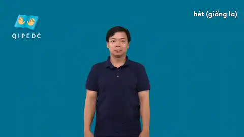 hét (giống la) - Ngôn Ngữ ký Hiệu - Vùng miền Toàn Quốc - Phân loại Động Từ