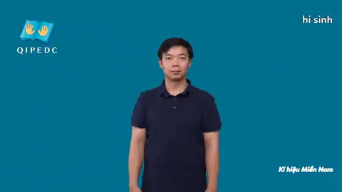 hi sinh - Ngôn Ngữ ký Hiệu - Vùng miền Thành Phố Hồ Chí Minh - Phân loại Động Từ