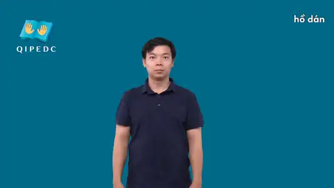 hồ dán - Ngôn Ngữ ký Hiệu - Vùng miền Toàn Quốc - Phân loại Đồ vật