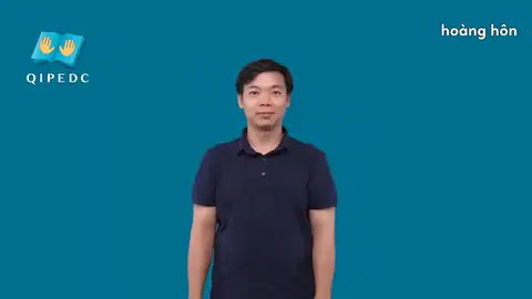 hoàng hôn - Ngôn Ngữ ký Hiệu - Vùng miền Toàn Quốc - Phân loại Thiên nhiên