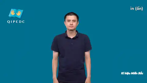 in (ấn) - Ngôn Ngữ ký Hiệu - Vùng miền Hà Nội - Phân loại Tin học, Danh Từ, Động Từ