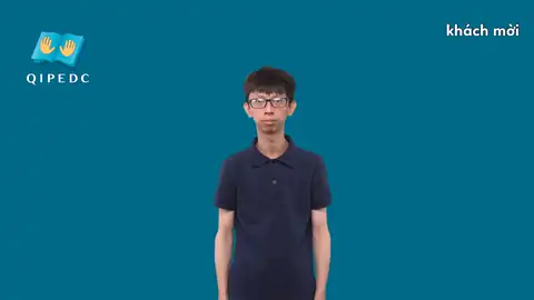khách mời - Ngôn Ngữ ký Hiệu - Vùng miền Toàn Quốc - Phân loại Danh Từ