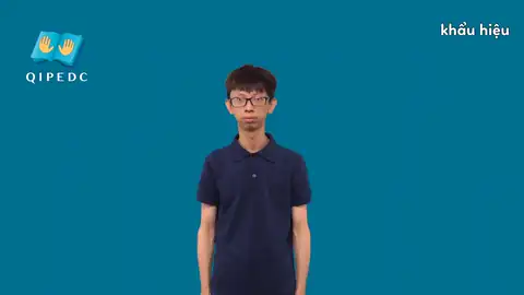 khẩu hiệu - Ngôn Ngữ ký Hiệu - Vùng miền Toàn Quốc - Phân loại Danh Từ